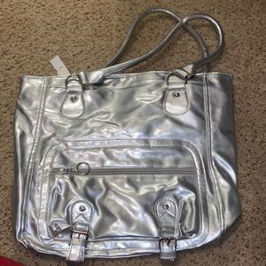 Retro silver bag